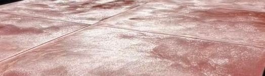 Coloured concrete surface up close in Tynong